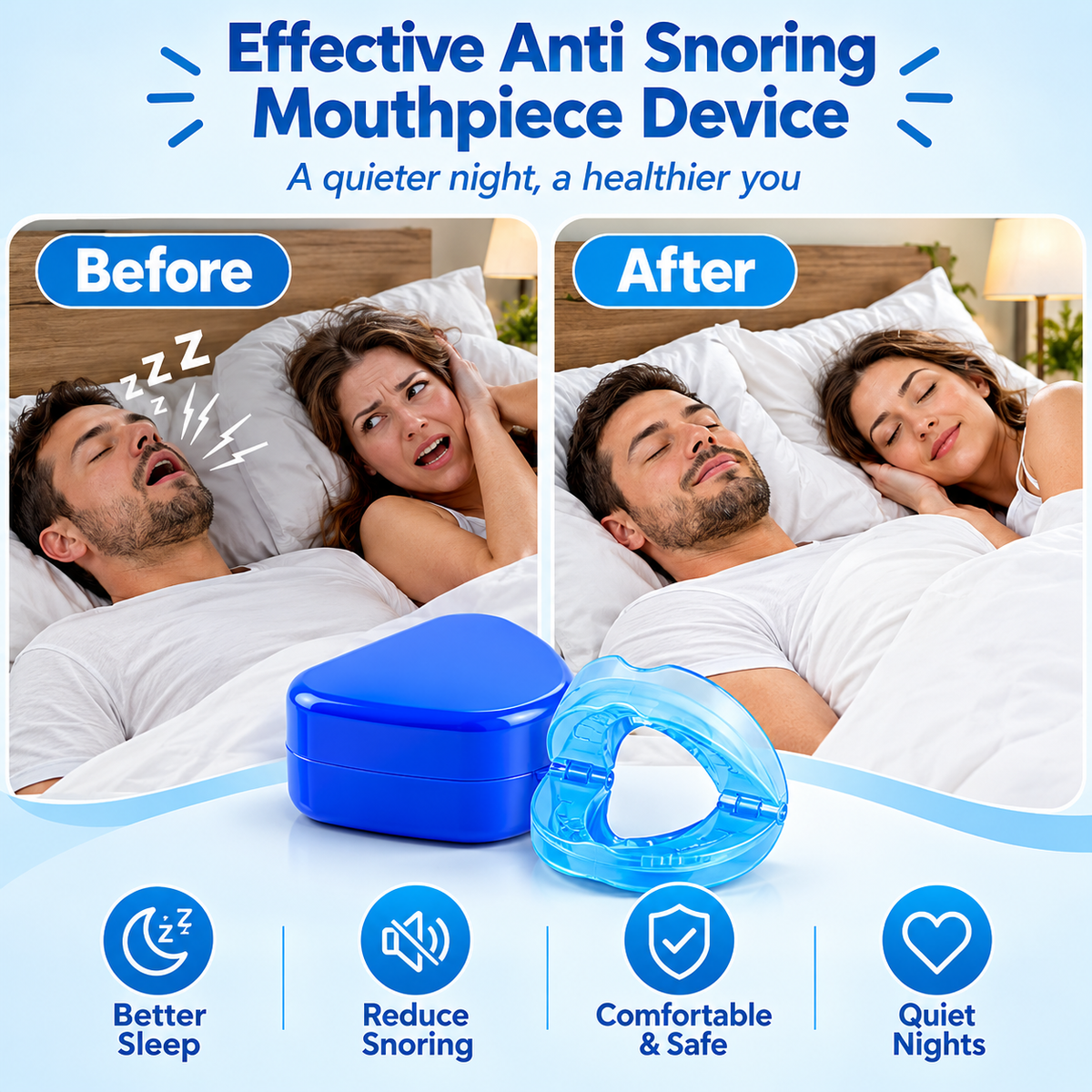 Anti Snore Mouth-Piece